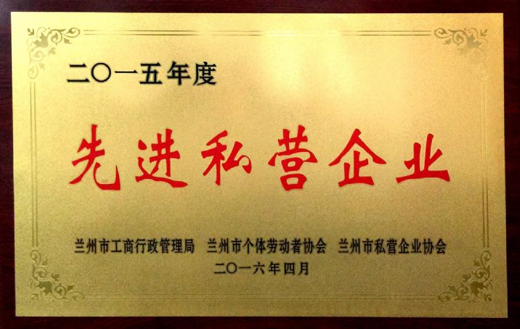2015年度先進(jìn)私營(yíng)..